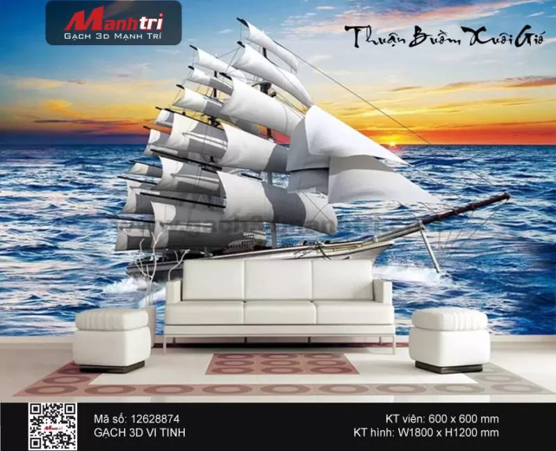 Gạch 3D Thuận buồm 12628874 - 2.000.000 đ 