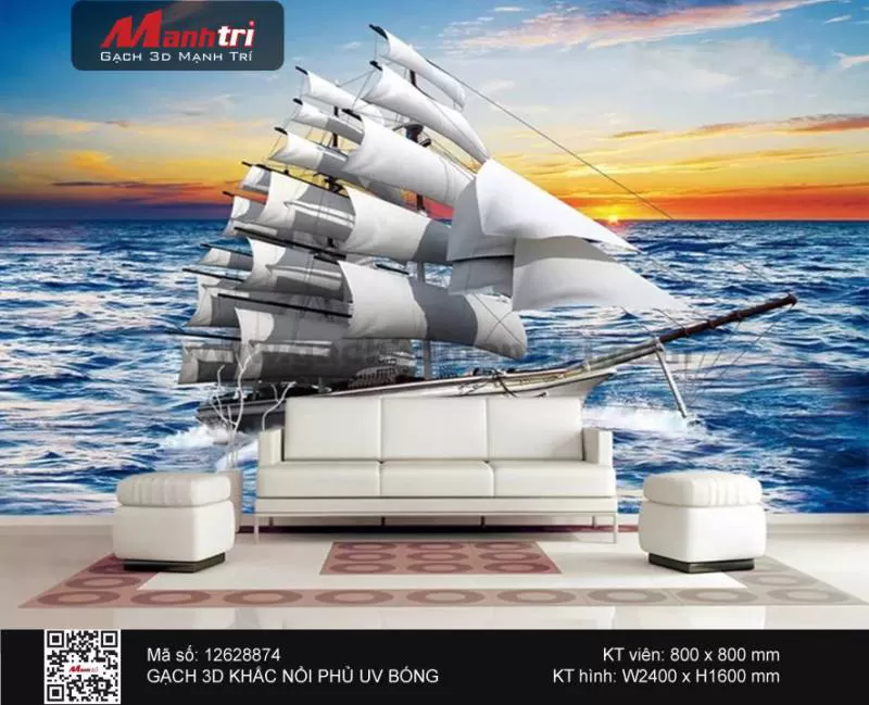 Gạch 3D Thuận buồm 12628874 - 8.000.000 đ 