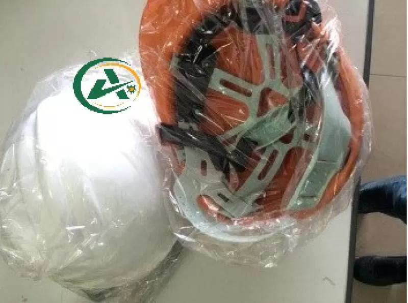 Mũ Bảo Bình N004 ( trắng, cam)