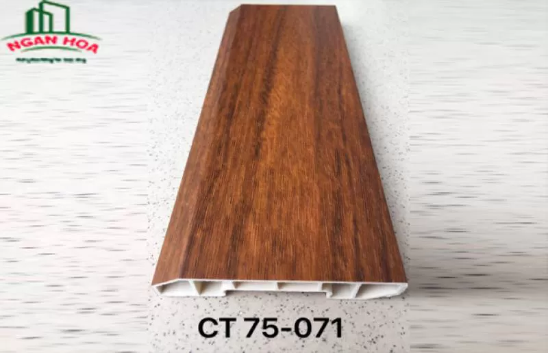 PHÀO LEN CHÂN TƯỜNG PVC CT75-071