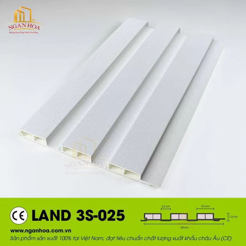 Tấm ốp lam sóng Land 3S – 025