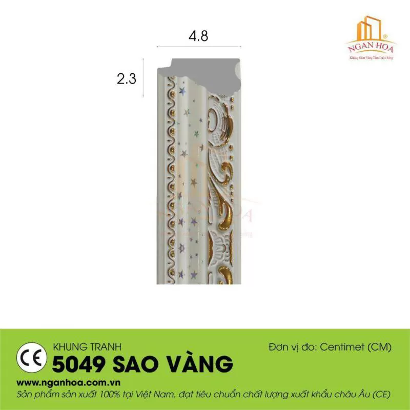 Khung tranh 5049 – Sao vàng