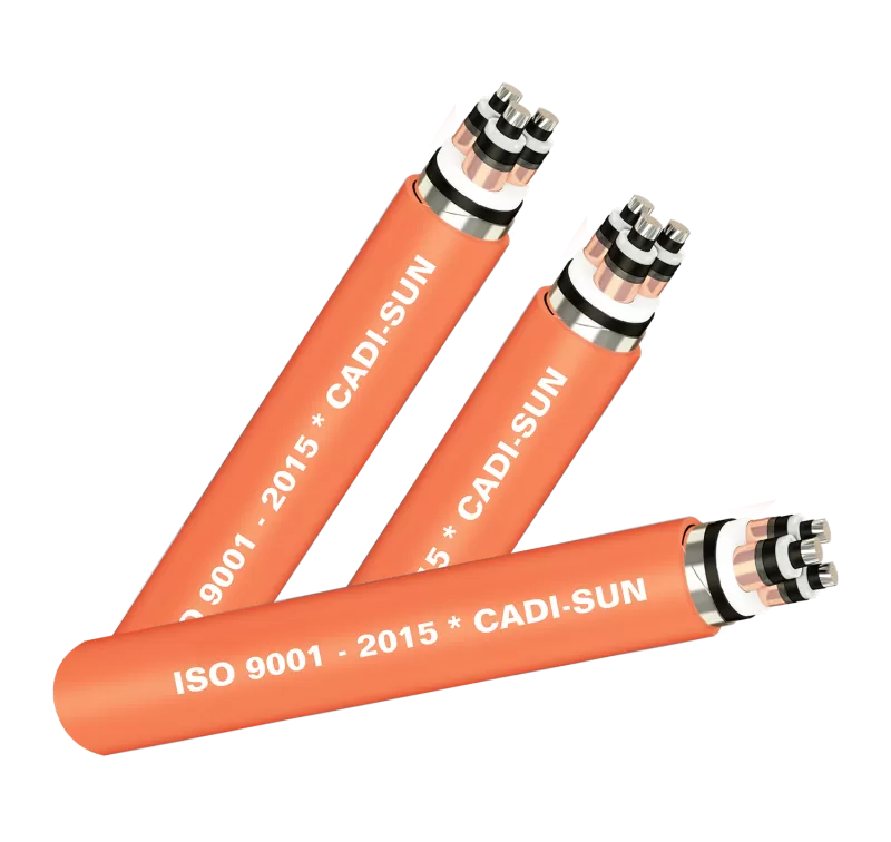 Cáp 3 lõi, màn chắn băng đồng, giáp băng thép - DSTA(ADSTA)/CTS-W 3x? - 18/30(36) kV