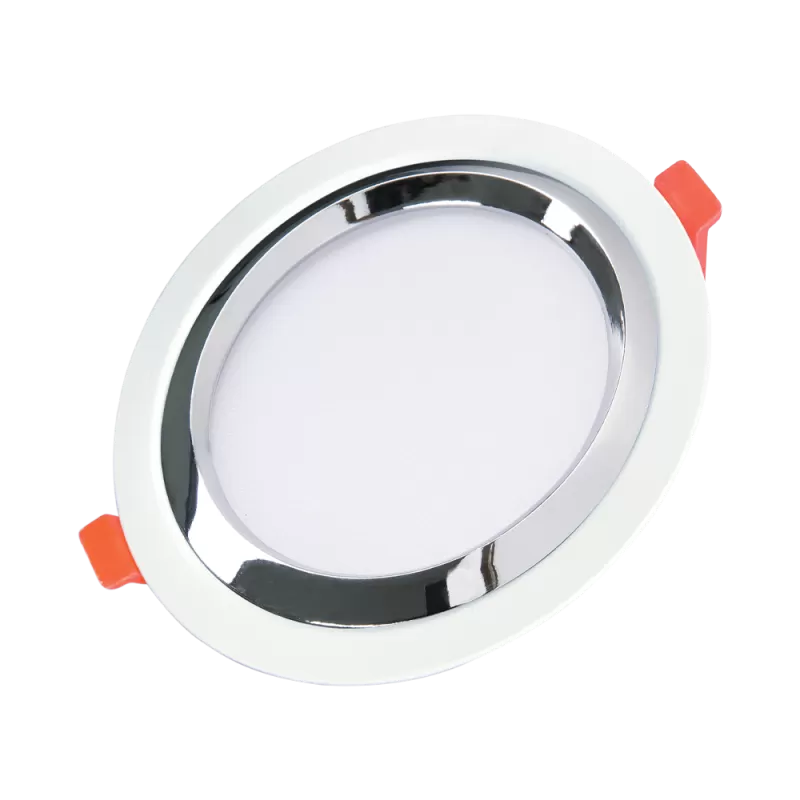 Đèn LED Downlight viền xi 12W trắng