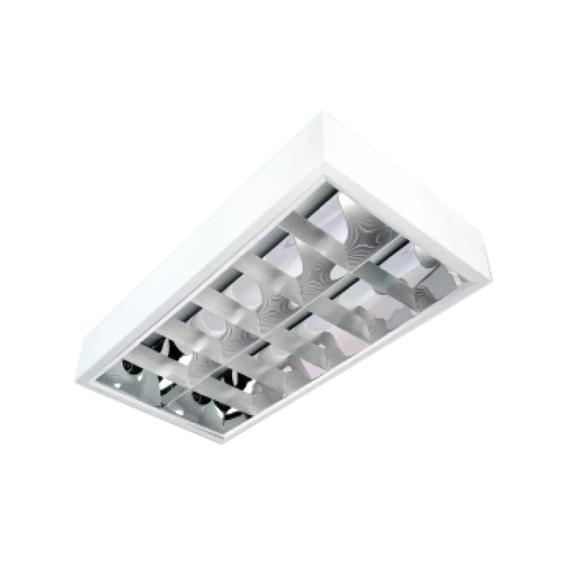 Máng LED phản quang nổi nhôm bóng 4x18W 