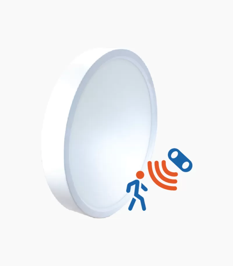 Đèn LED ốp trần cảm biến vị trí 18W lõm