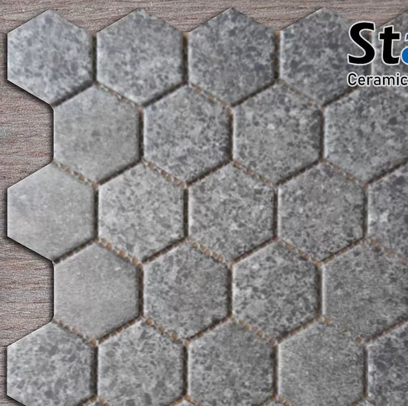 Mosaic lục giác hoa văn 5159HD51113