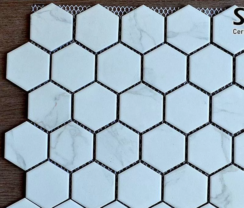 Mosaic lục giác hoa văn 5159HD51129