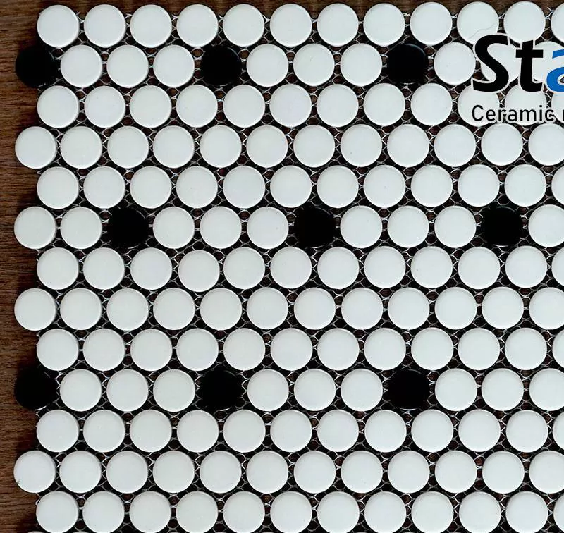 Mosaic tròn mờ 1919C19104