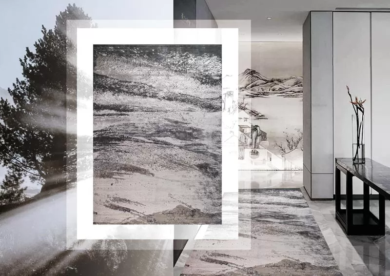 Thảm sofa cao cấp chất liệu Polyester T10009 KENLI