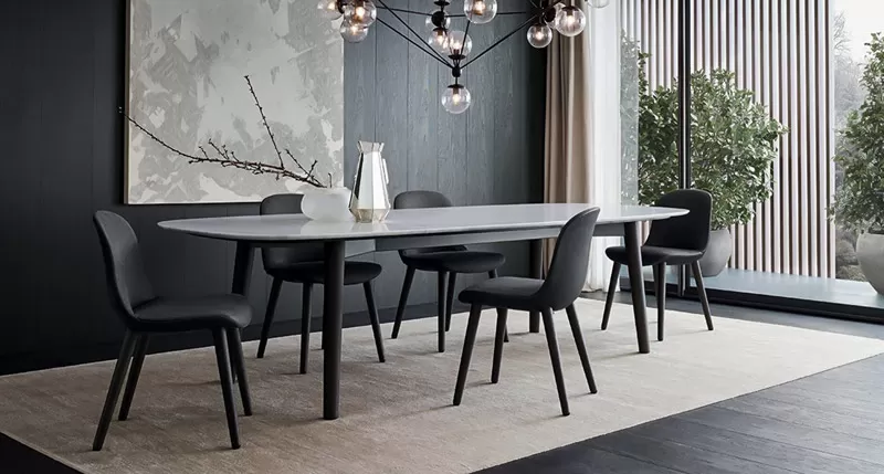 Mad - bàn ăn mặt đá hiện đại, sang trọng đầy tinh tế